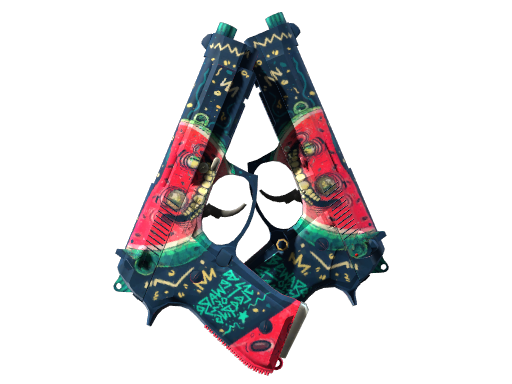 StatTrak™ Dual Berettas | Melondrama (Field-Tested)