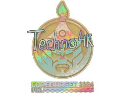Sticker | Techno4K (Holo) | Copenhagen 2024