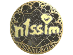 Sticker | n1ssim (Gold) | Cologne 2026