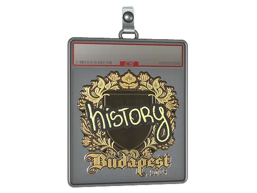 Sticker Slab | History (Gold) | Budapest 2025