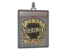 Sticker Slab | History (Gold) | Budapest 2025