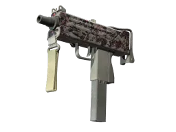 MAC-10 | Red Filigree CS2 skin