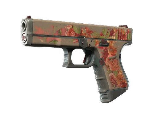 Souvenir Glock-18 | Coral Bloom (Battle-Scarred)