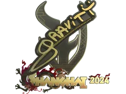 Sticker | Graviti (Gold) | Shanghai 2024