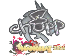 Sticker | chopper (Glitter) | Shanghai 2024