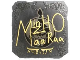 Sticker | mzinho (Foil) | Austin 2025