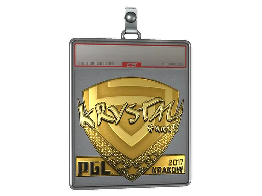 Sticker Slab | kRYSTAL (Gold) | Krakow 2017