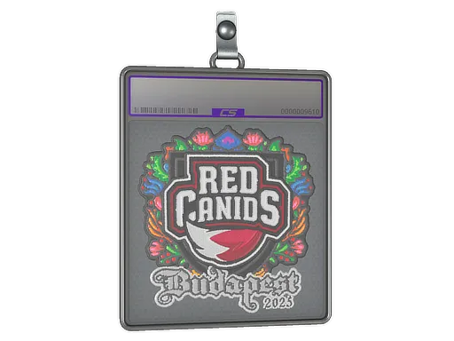 Sticker Slab | RED Canids (Embroidered) | Budapest 2025