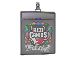 Sticker Slab | RED Canids (Embroidered) | Budapest 2025