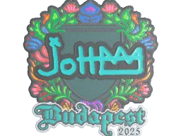 Sticker | jottAAA (Embroidered) | Budapest 2025