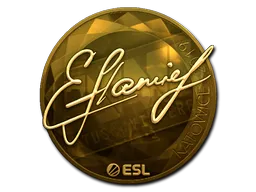 Sticker | flamie (Gold) | Katowice 2019