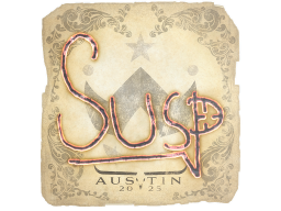 Sticker | susp | Austin 2025