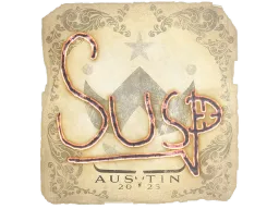 Sticker | susp | Austin 2025