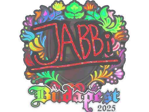 Sticker | jabbi (Holo) | Budapest 2025