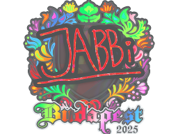 Sticker | jabbi (Holo) | Budapest 2025
