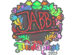 Sticker | jabbi (Holo) | Budapest 2025