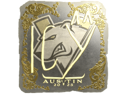 Sticker | ICY (Gold) | Austin 2025