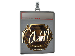 Sticker Slab | rain (Gold) | London 2018