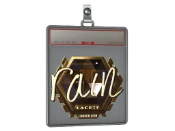 Sticker Slab | rain (Gold) | London 2018