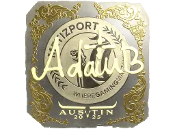 Sticker | adamb (Gold) | Austin 2025