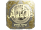 Sticker | adamb (Gold) | Austin 2025