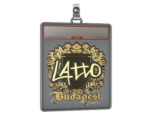 Sticker Slab | latto (Gold) | Budapest 2025