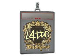 Sticker Slab | latto (Gold) | Budapest 2025
