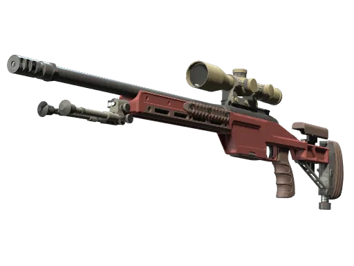 Souvenir SSG 08 | Red Stone (Minimal Wear)