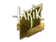 Sticker | tarik (Gold) | Boston 2018