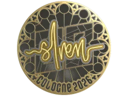 Sticker | S1ren (Gold) | Cologne 2026
