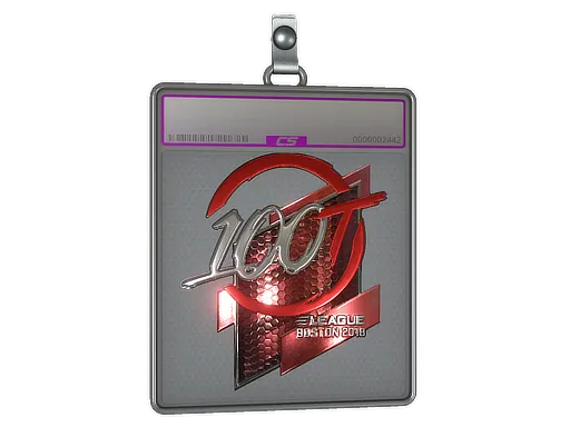 Sticker Slab | 100 Thieves (Foil) | Boston 2018