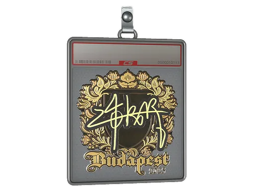 Sticker Slab | z4KR (Gold) | Budapest 2025