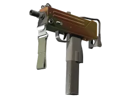 MAC-10 | Amber Fade (Well-Worn)