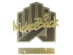 Sticker | NickelBack (Gold) | Copenhagen 2024