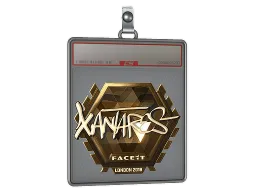 Sticker Slab | XANTARES (Gold) | London 2018