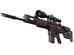 StatTrak™ SCAR-20 | Crimson Web (Battle-Scarred)
