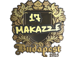 Sticker | makazze (Gold) | Budapest 2025