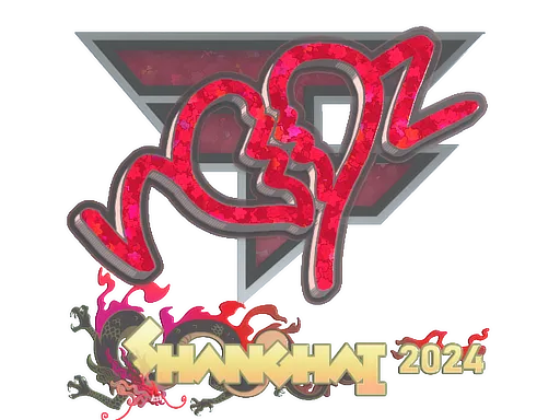 Sticker | ropz (Glitter) | Shanghai 2024