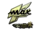 Sticker | max (Gold) | Antwerp 2022 CS2 skin
