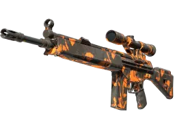 StatTrak™ G3SG1 | Orange Crash (Well-Worn)