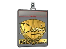 Sticker Slab | dennis (Gold) | Krakow 2017