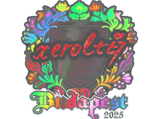 Sticker | xerolte (Holo) | Budapest 2025
