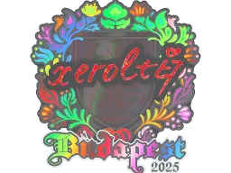 Sticker | xerolte (Holo) | Budapest 2025