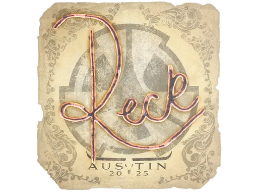 Sticker | reck | Austin 2025