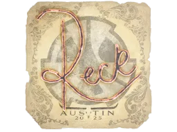Sticker | reck | Austin 2025