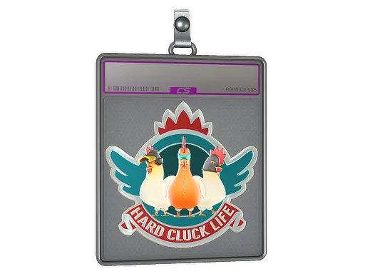 Sticker Slab | Hard Cluck Life (Foil)