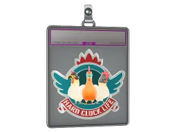 Sticker Slab | Hard Cluck Life (Foil)
