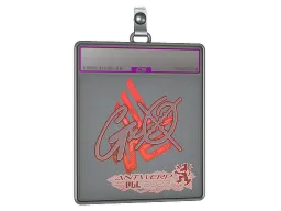 Sticker Slab | gxx- (Holo) | Antwerp 2022