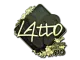 Sticker | latto (Gold) | Rio 2022 CS2 skin