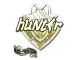 Sticker | huNter- (Gold) | Paris 2023 CS2 skin